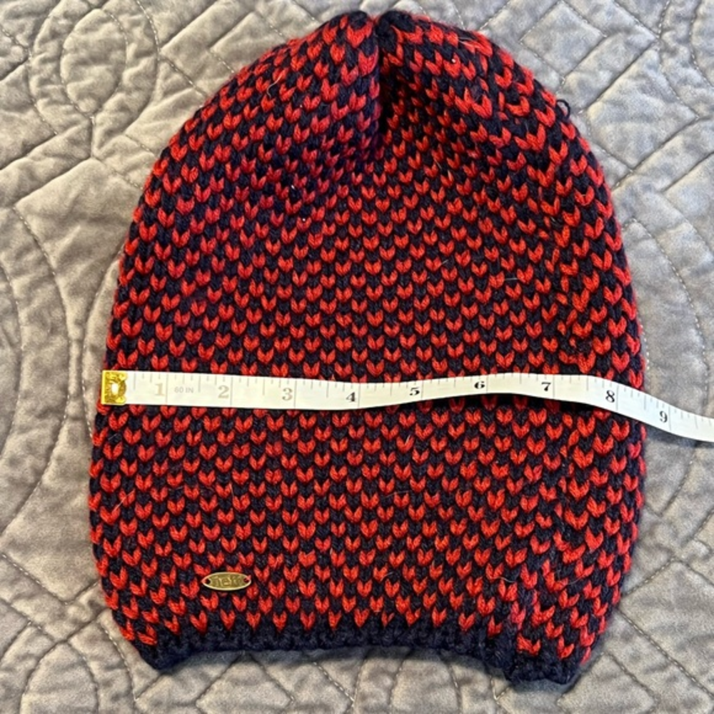 Neff Beanie Chunky‎ Knit Red and Blue